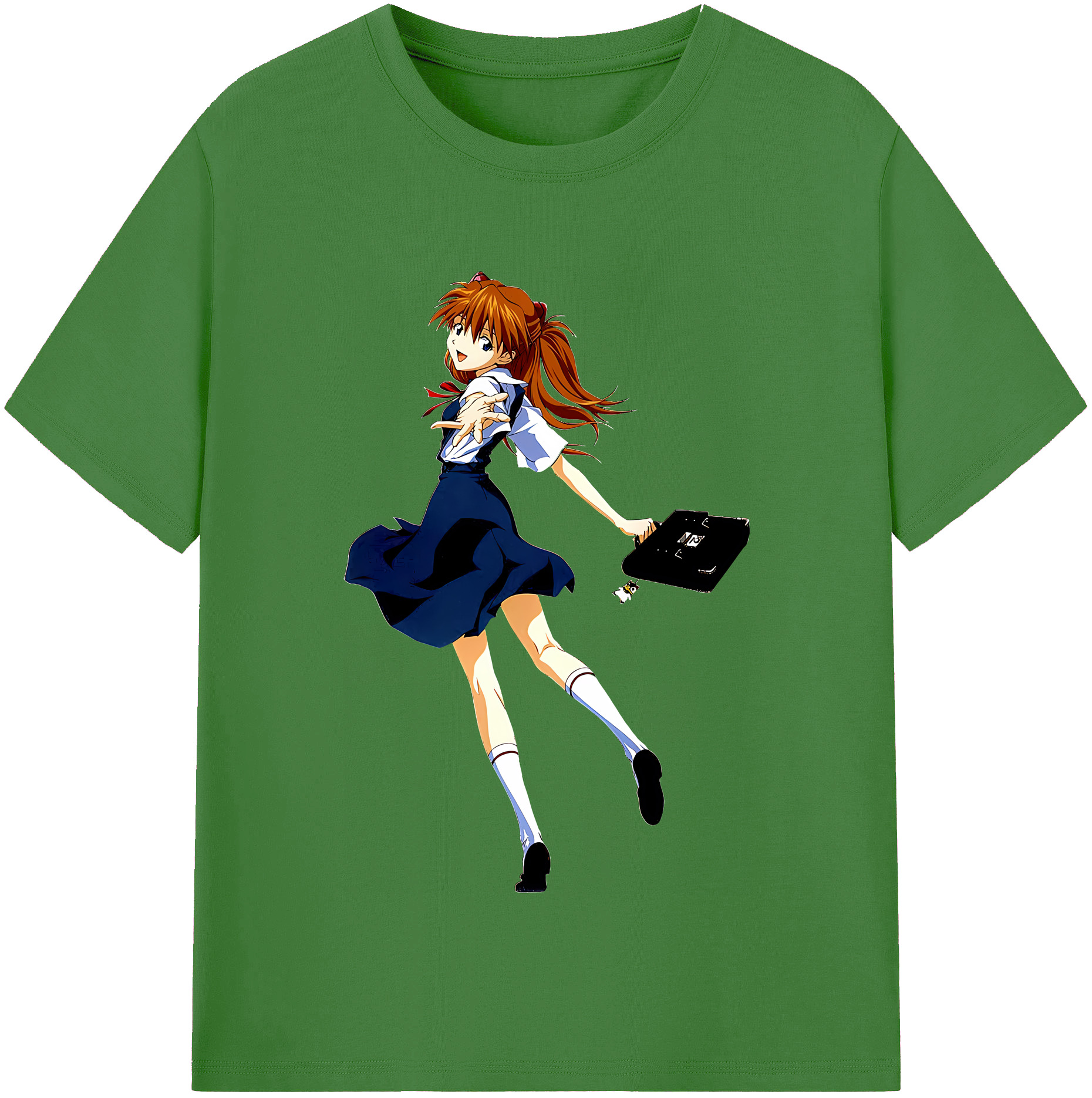 （画像用） EVA 新世紀エヴァンゲリオン レディースカジュアルプリントTシャツ（綿100％）
